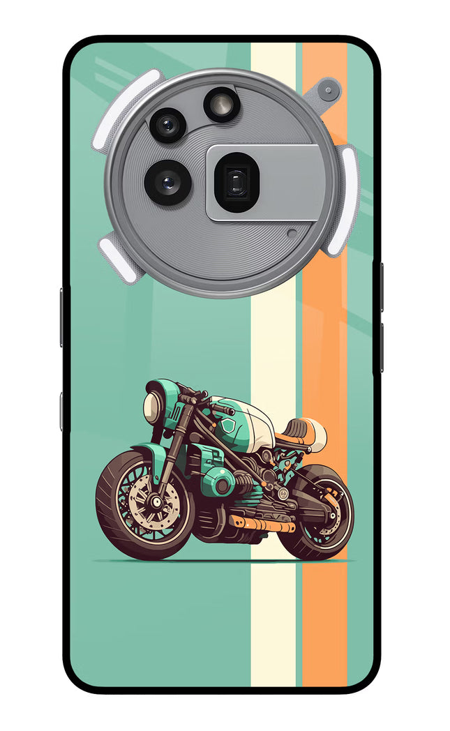 Striped Moto Drift Nothing Phone 3a Pro Glass Case