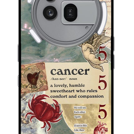 Cancer Zodiac Nothing Phone 3a Pro Glass Case