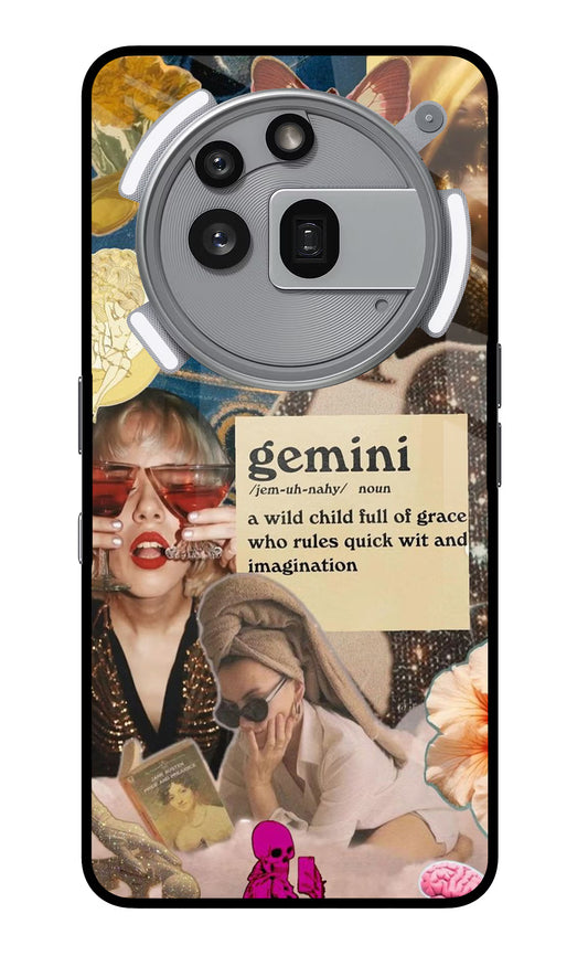 Gemini Zodiac Nothing Phone 3a Pro Glass Case