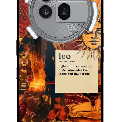 Leo Zodiac Nothing Phone 3a Pro Glass Case