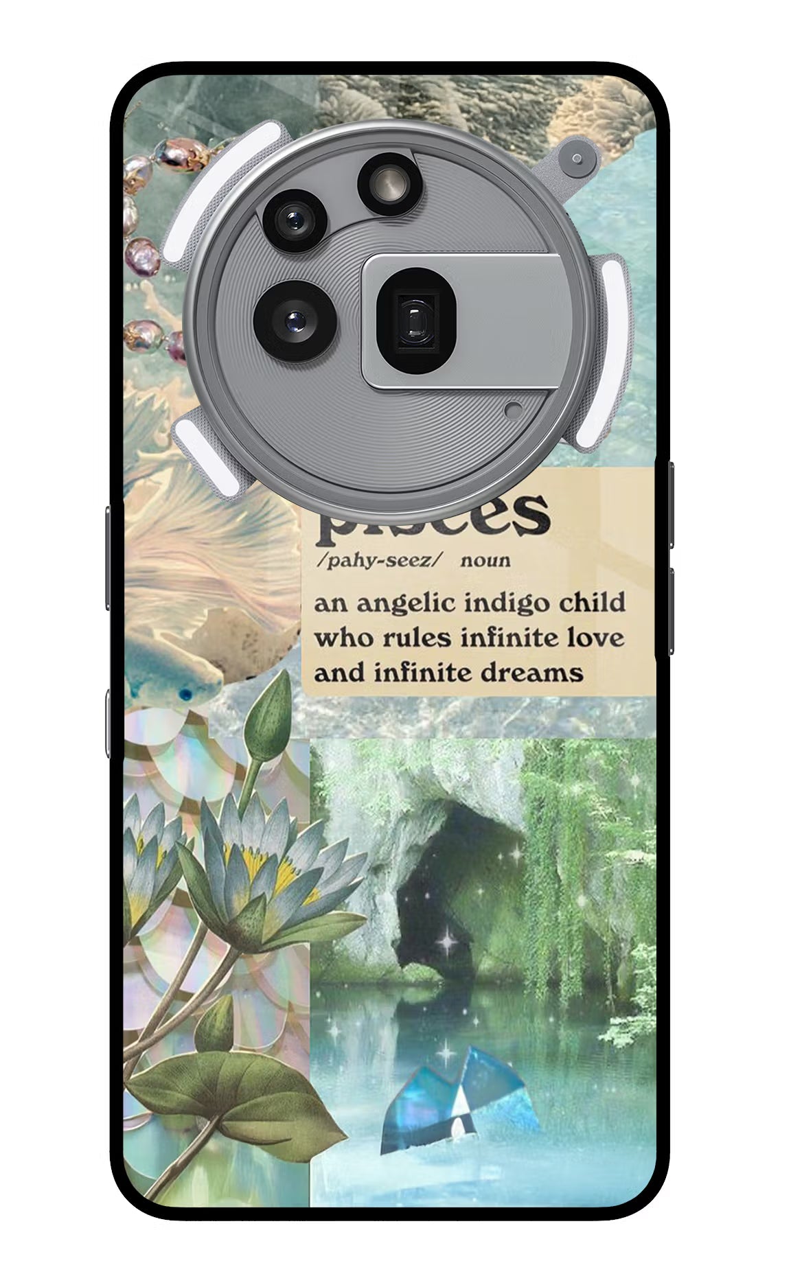Pisces Zodiac Nothing Phone 3a Pro Glass Case Back Cover by Casekaro