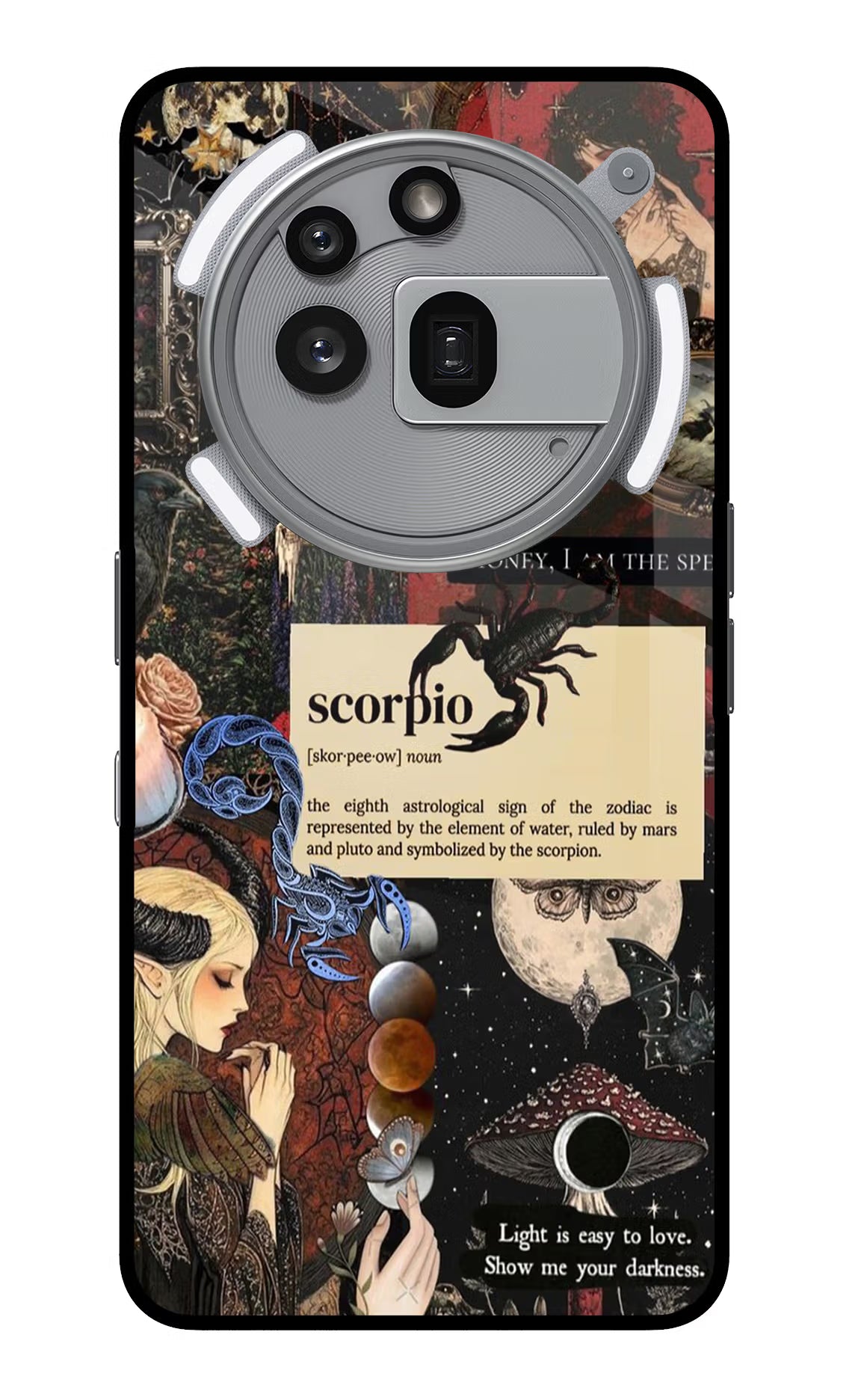 Scorpio Zodiac Nothing Phone 3a Pro Glass Case Back Cover by Casekaro