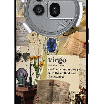 Virgo Zodiac Nothing Phone 3a Pro Glass Case