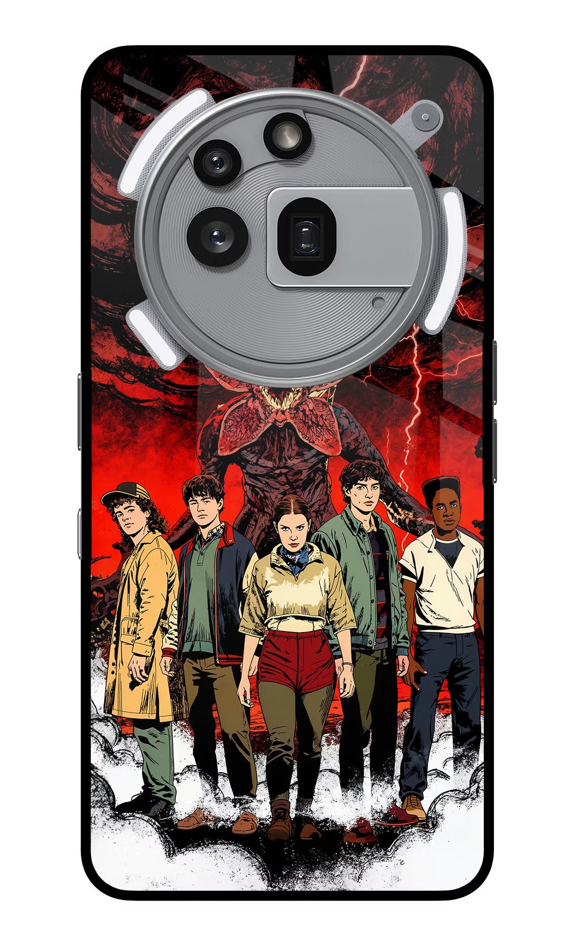 Ordinary Things Characters Nothing Phone 3a Pro Glass Case Back Cover by Casekaro