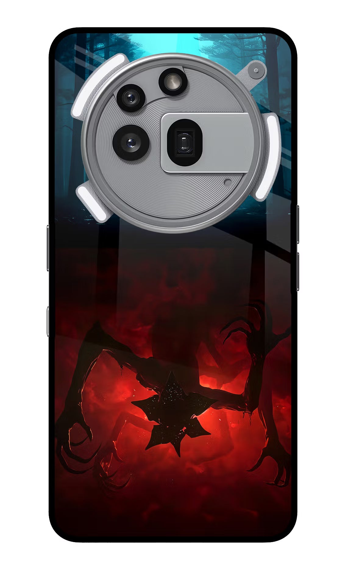 Ordinary Things Downside Up Nothing Phone 3a Pro Glass Case Back Cover by Casekaro