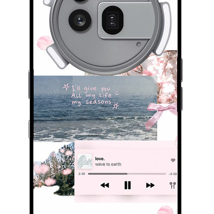 Wave to earth Nothing Phone 3a Pro Glass Case