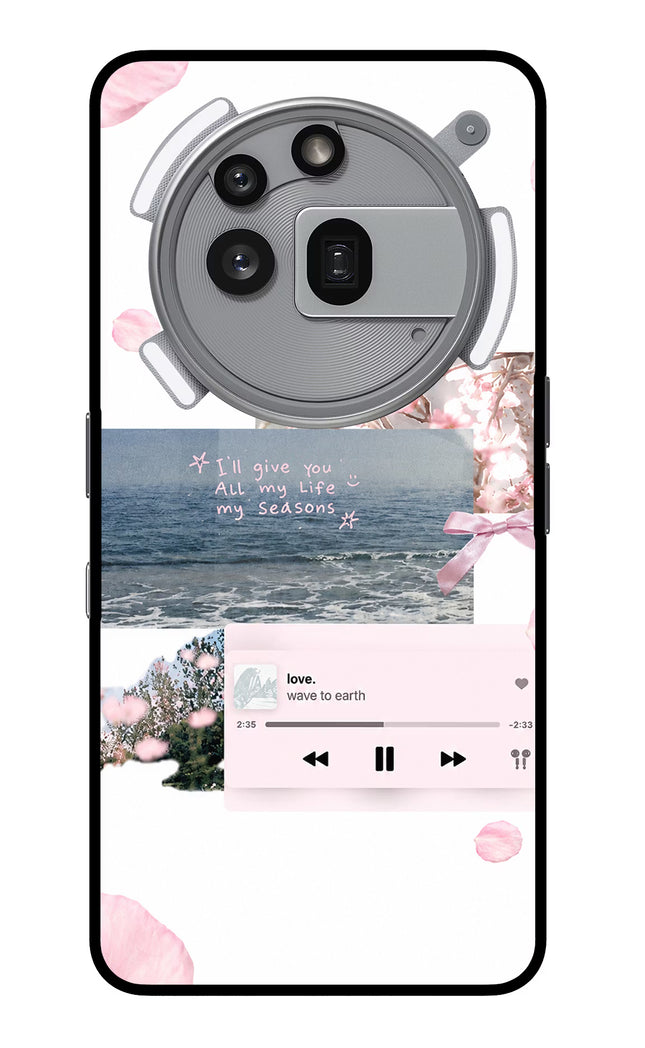 Wave to earth Nothing Phone 3a Pro Glass Case