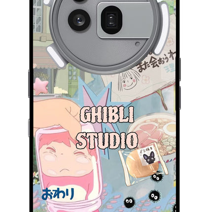 Studio Ghibli Nothing Phone 3a Pro Glass Case