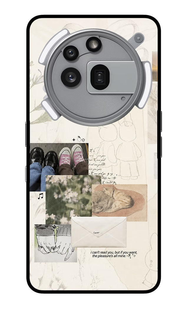 Soft Aesthetic Nothing Phone 3a Pro Glass Case