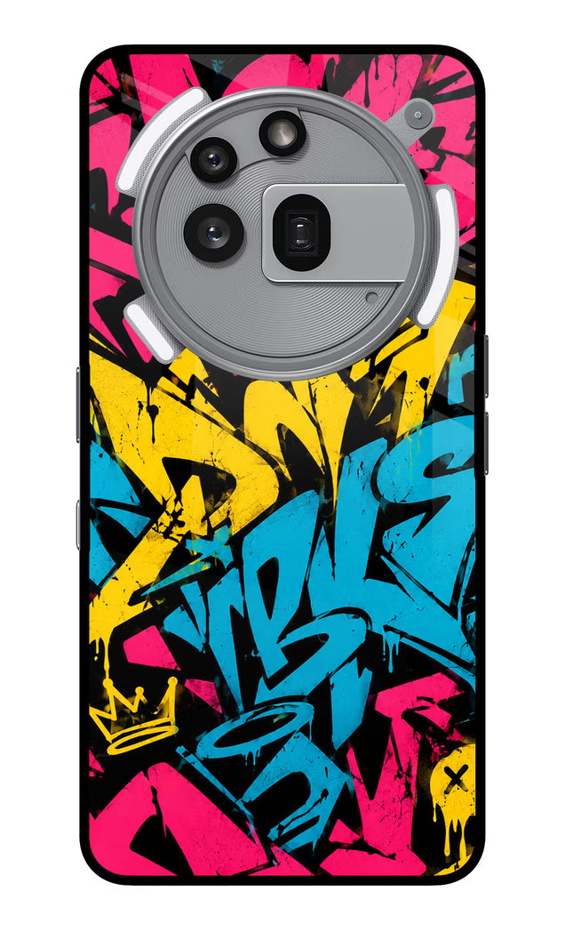 Graffiti Vibe Nothing Phone 3a Pro Glass Case