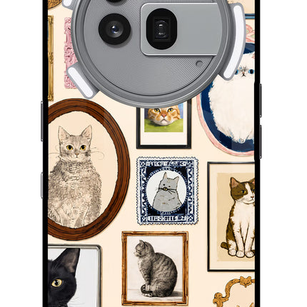 Mirror Cats Nothing Phone 3a Pro Glass Case