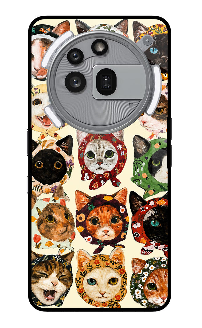 Cool Cat Nothing Phone 3a Pro Glass Case
