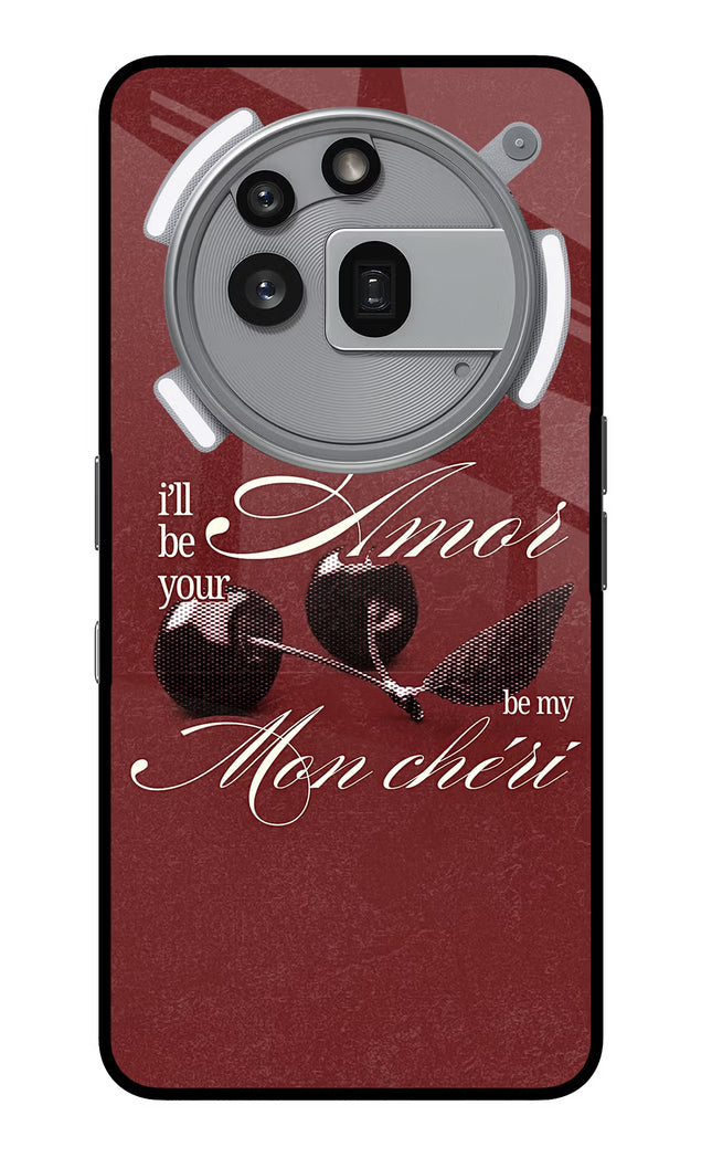 Velvet Cherry Nothing Phone 3a Pro Glass Case