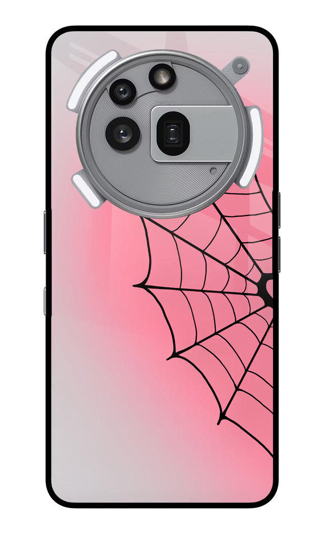 Pink Web Nothing Phone 3a Pro Glass Case