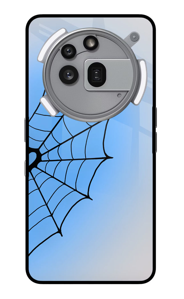 Blue Web Nothing Phone 3a Pro Glass Case