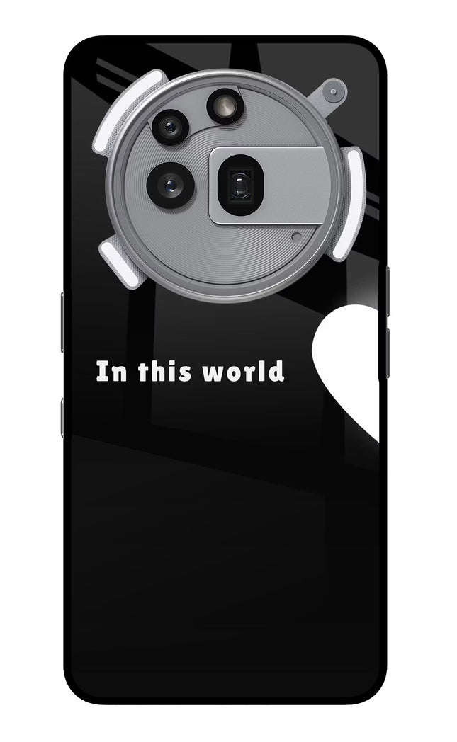 This World Nothing Phone 3a Pro Glass Case