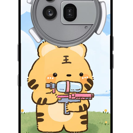 Tiger Treat Nothing Phone 3a Pro Glass Case