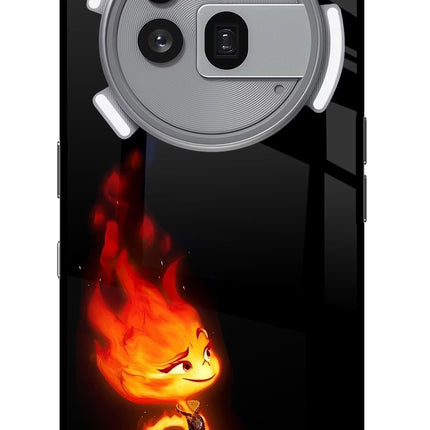 Ember Flame Nothing Phone 3a Pro Glass Case