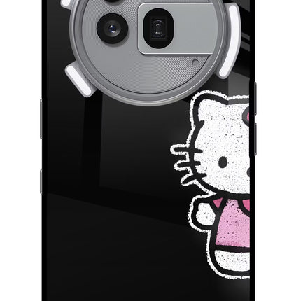 Kitty Charm Nothing Phone 3a Pro Glass Case