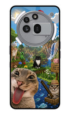 Minecraft Cat Chaos Nothing Phone 3a Pro Glass Case