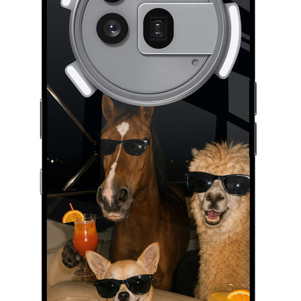 Party Squad Nothing Phone 3a Pro Glass Case