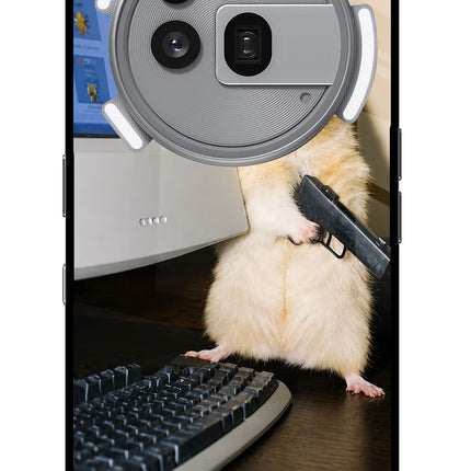 Hacker Hamster Nothing Phone 3a Pro Glass Case