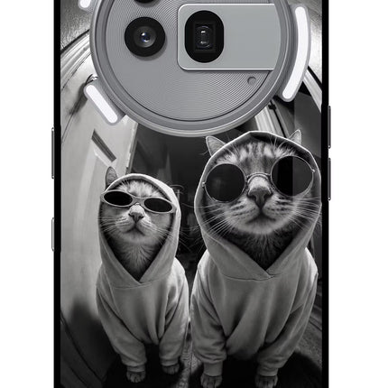 Hood Cats Nothing Phone 3a Pro Glass Case