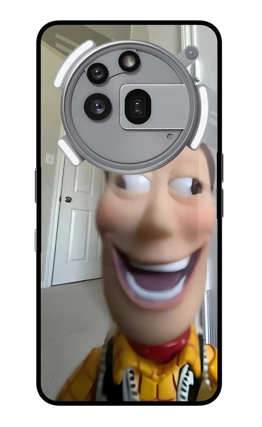 Side Eye Woody Nothing Phone 3a Pro Glass Case