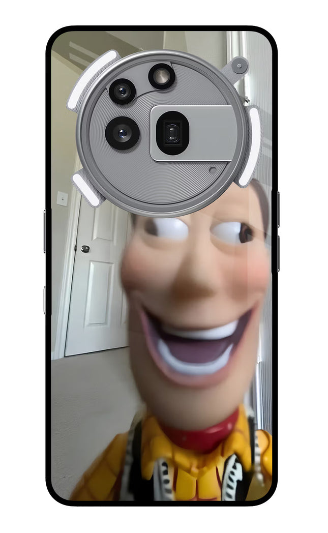 Side Eye Woody Nothing Phone 3a Pro Glass Case