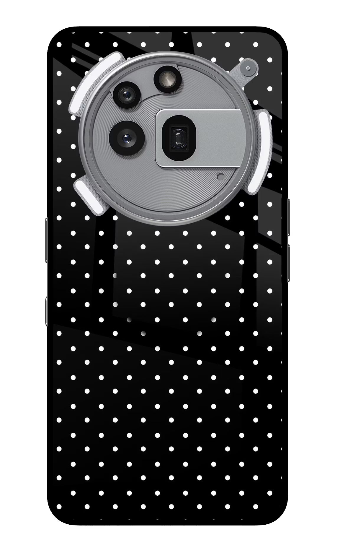 White Dots Nothing Phone 3a Pro Pop Case by Casekaro