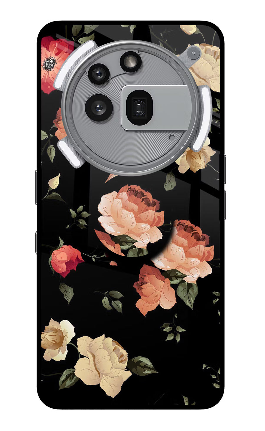 Flowers Nothing Phone 3a Pro Pop Case, Metal case