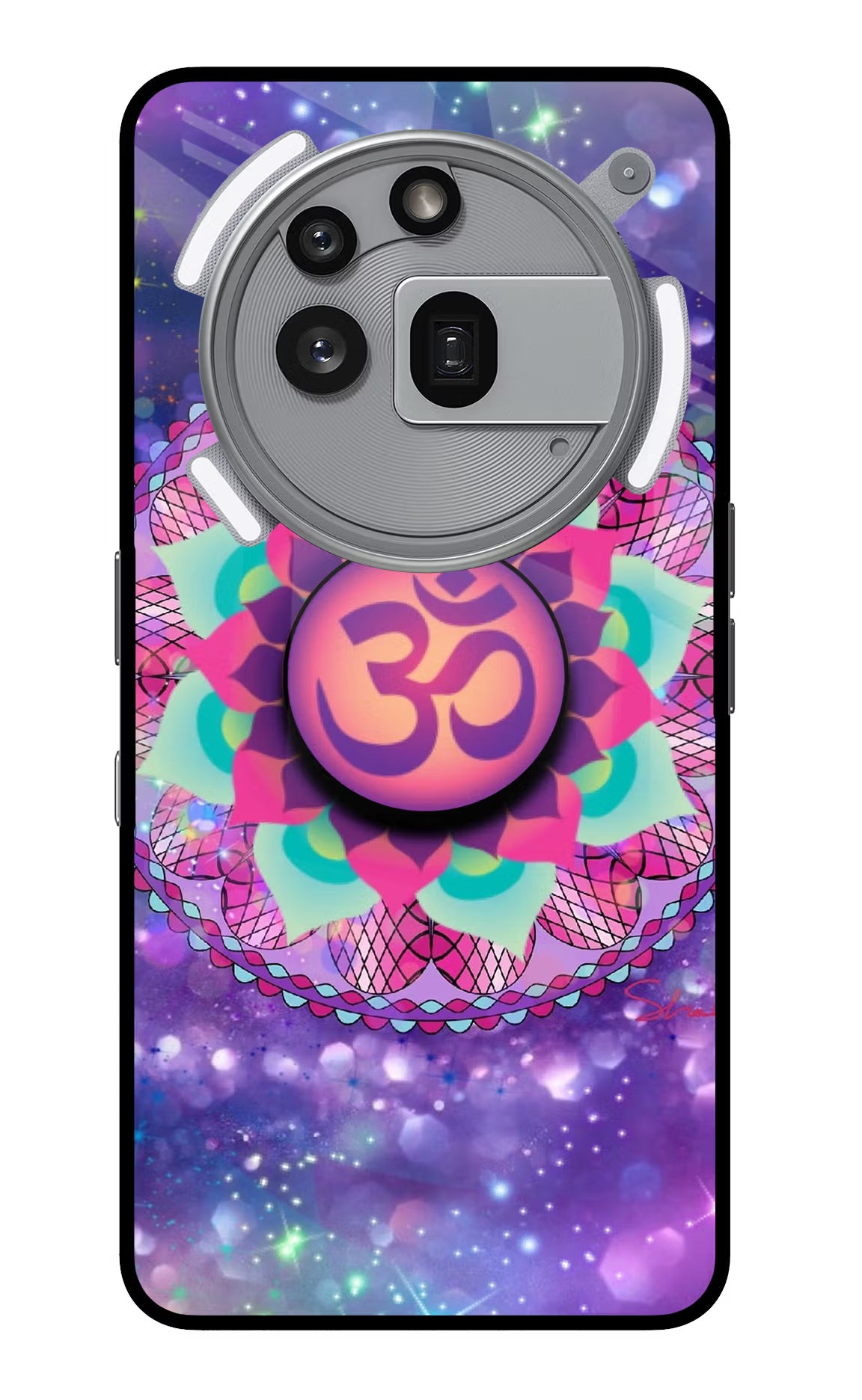 Om Purple Nothing Phone 3a Pro Pop Case by Casekaro