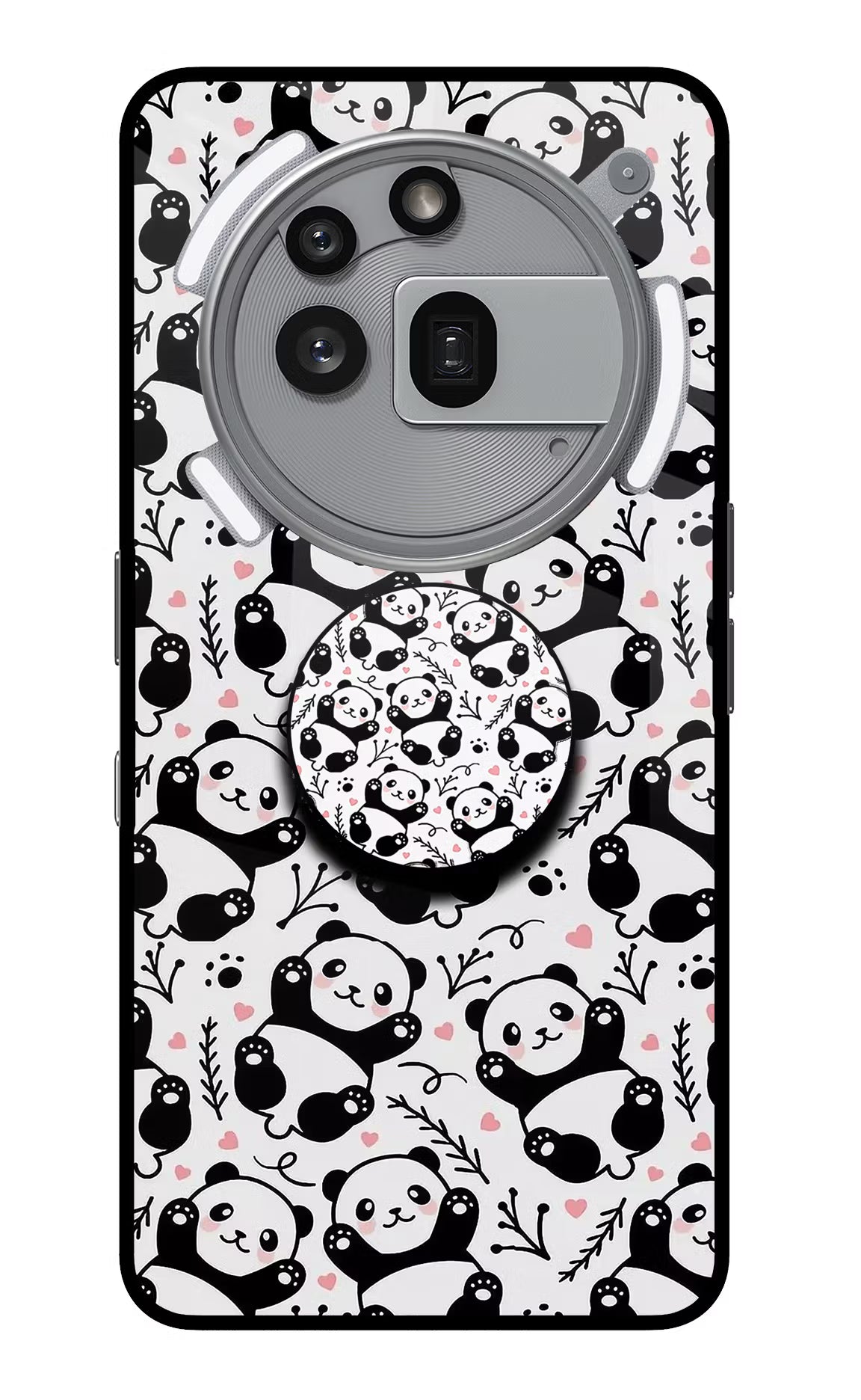 Cute Panda Nothing Phone 3a Pro Pop Case by Casekaro