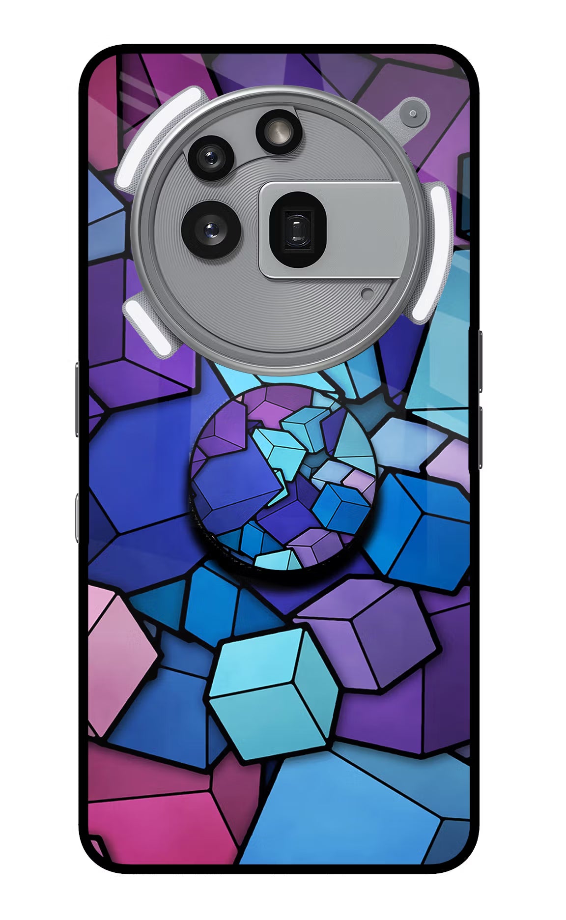 Cubic Abstract Nothing Phone 3a Pro Pop Case by Casekaro