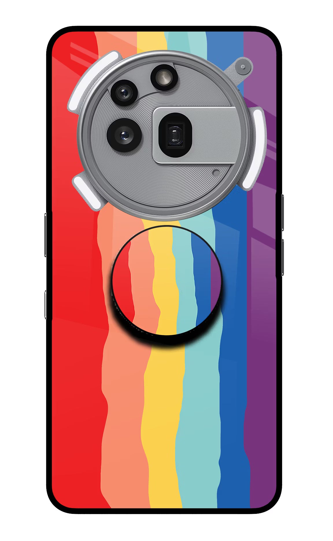 Rainbow Nothing Phone 3a Pro Pop Case by Casekaro