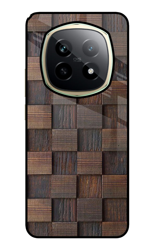 Wooden Cube Design Realme P2 Pro 5G Glass Case Back Cover by Casekaro