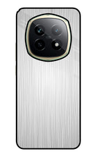 Wooden Grey Texture Realme P2 Pro 5G Glass Case Back Cover by Casekaro