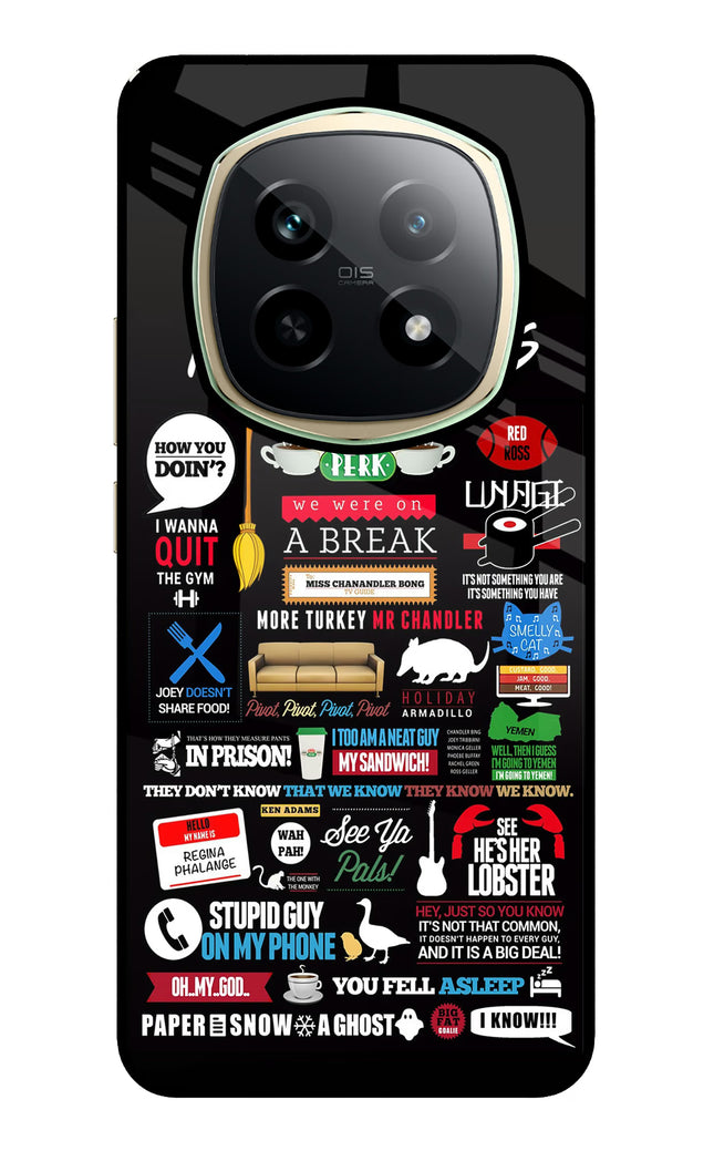 FRIENDS Realme P2 Pro 5G Glass Case Back Cover by Casekaro