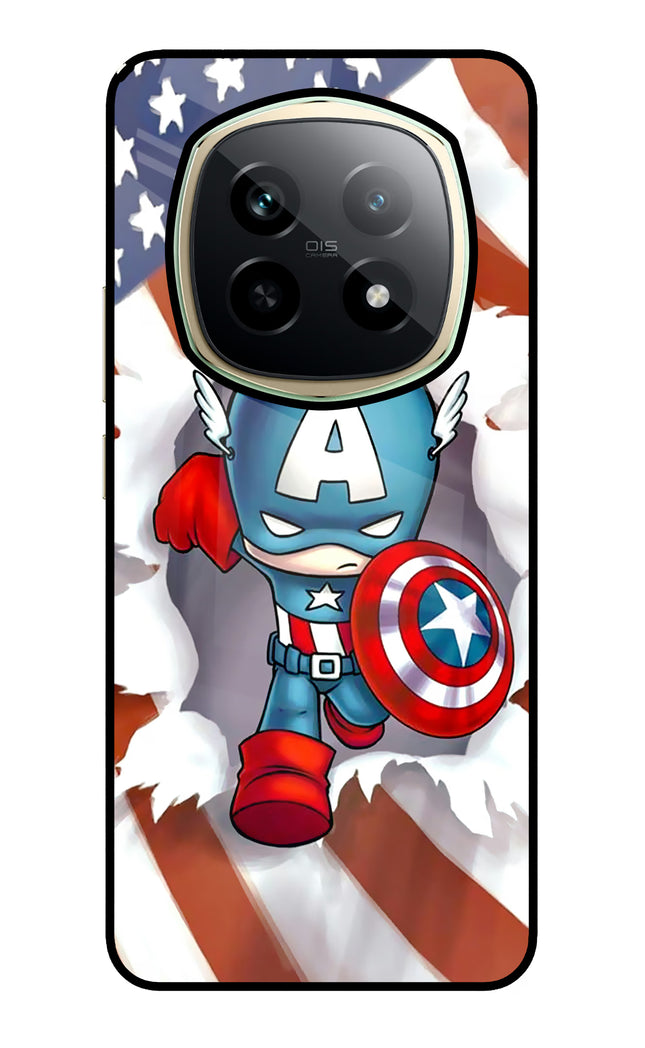 Captain America Realme P2 Pro 5G Glass Case Back Cover by Casekaro