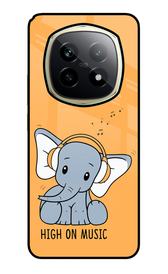 High On Music Realme P2 Pro 5G Glass Case Back Cover by Casekaro