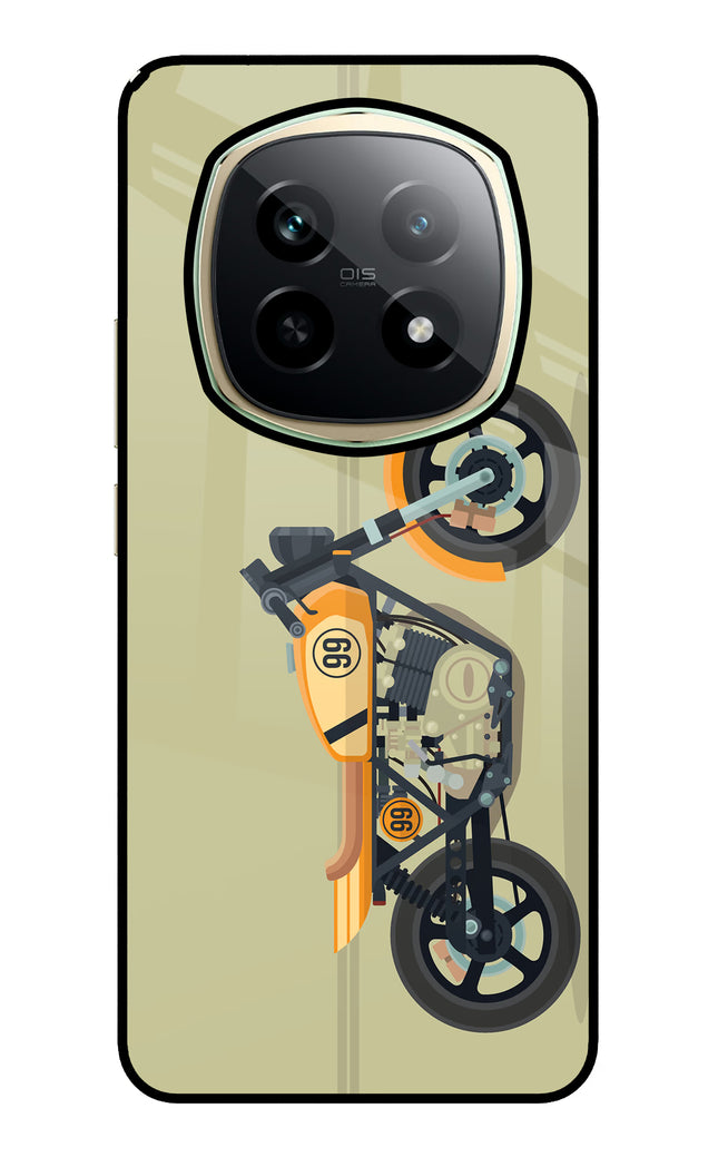 Vertical Speedster Realme P2 Pro 5G Glass Case Back Cover by Casekaro