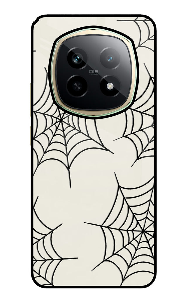 Spider Web Realme P2 Pro 5G Glass Case Back Cover by Casekaro
