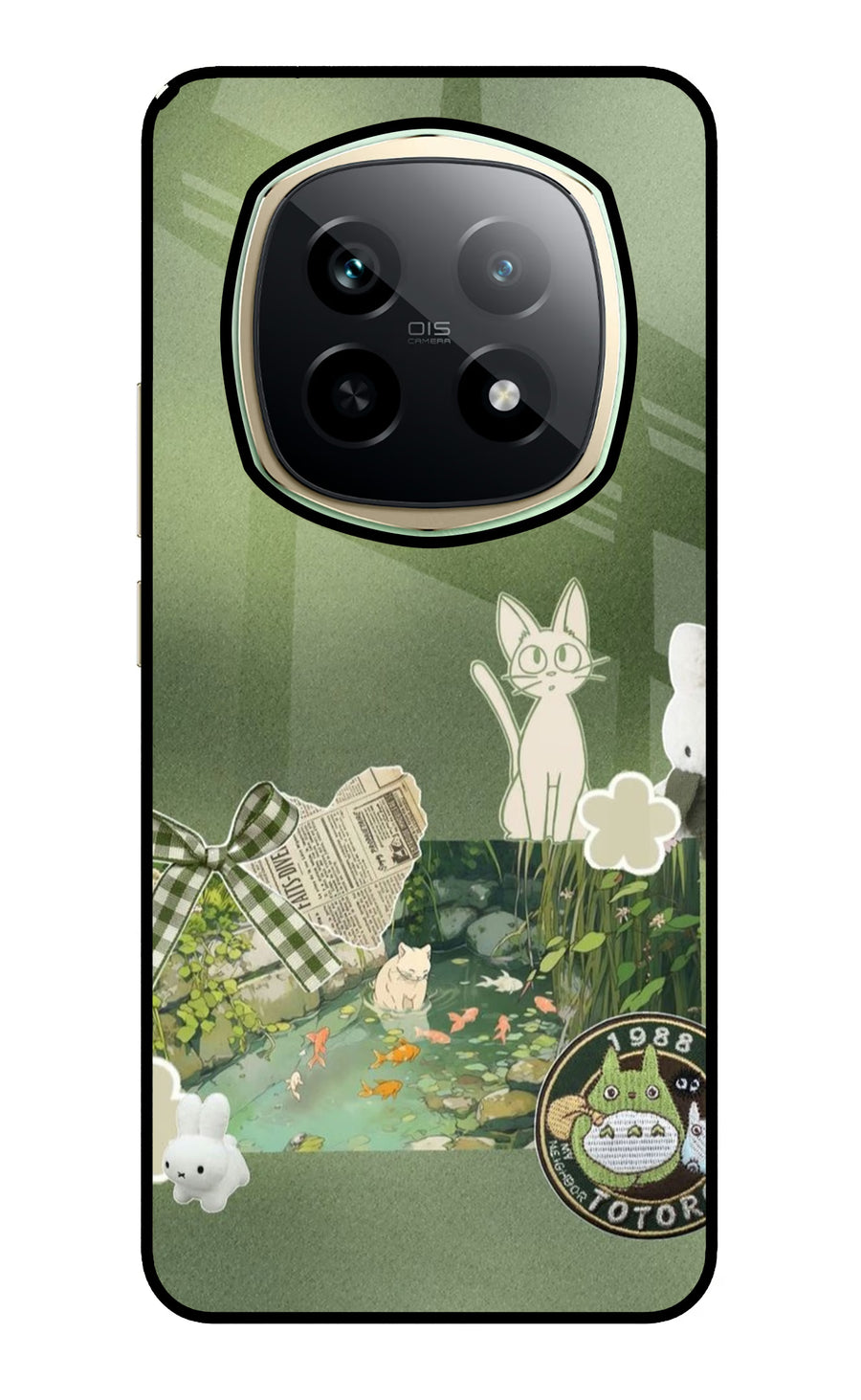 Aesthetic anime Realme P2 Pro 5G Back Cover, Glass case