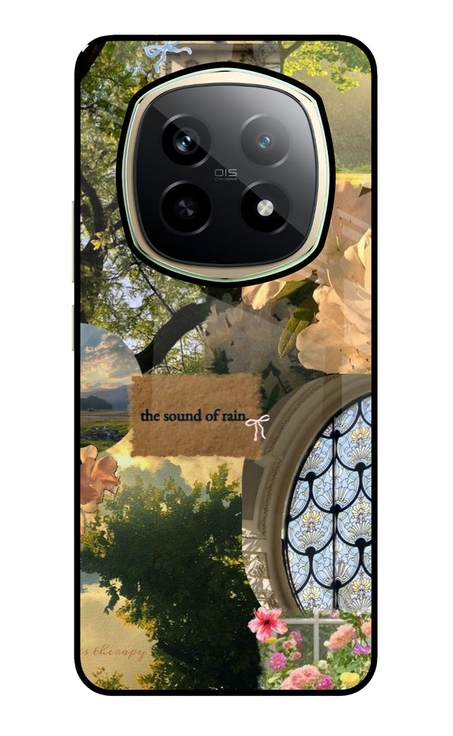 Rain Realme P2 Pro 5G Glass Case Back Cover by Casekaro