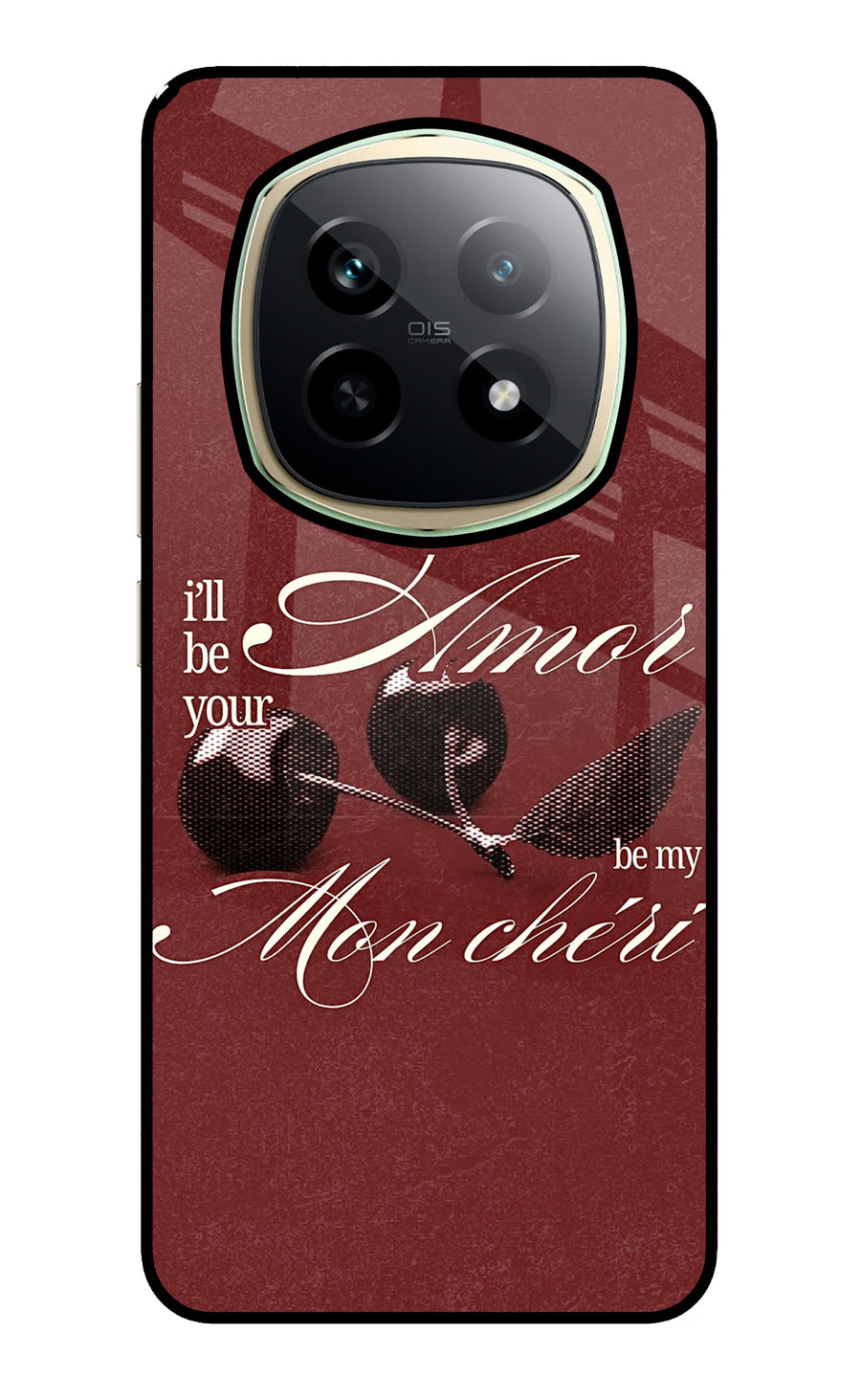 Velvet Cherry Realme P2 Pro 5G Back Cover, Glass case