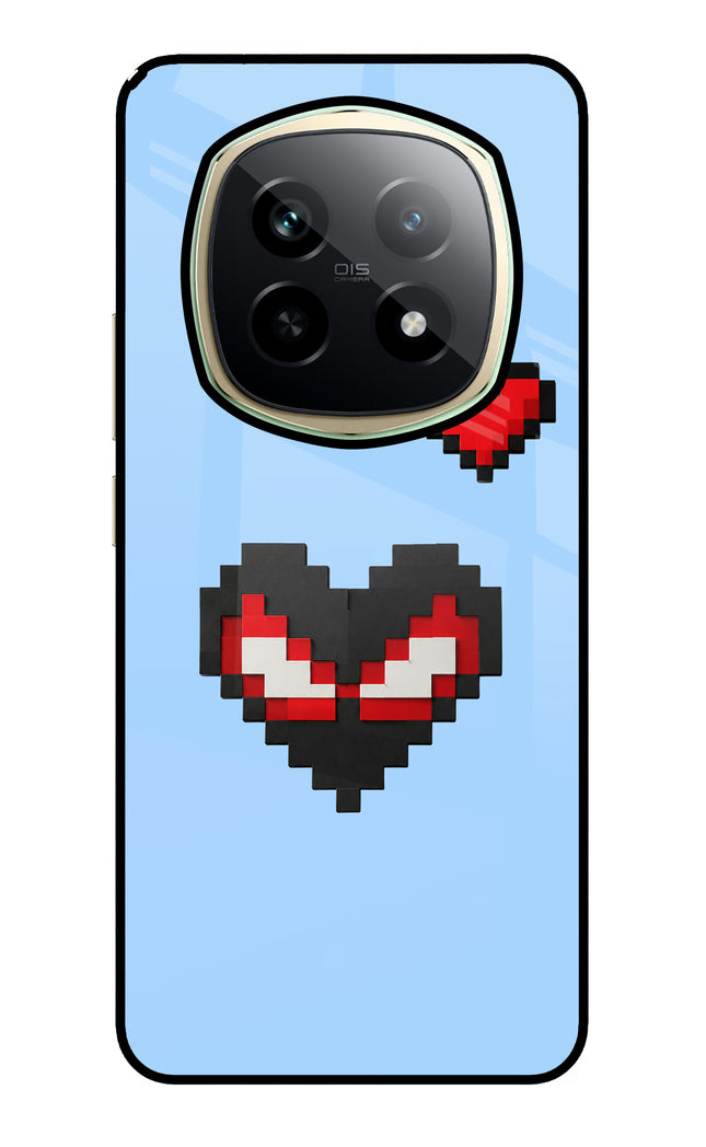 Peter Heart Realme P2 Pro 5G Glass Case Back Cover by Casekaro