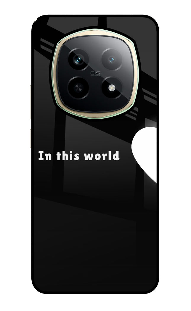 This World Realme P2 Pro 5G Glass Case Back Cover by Casekaro