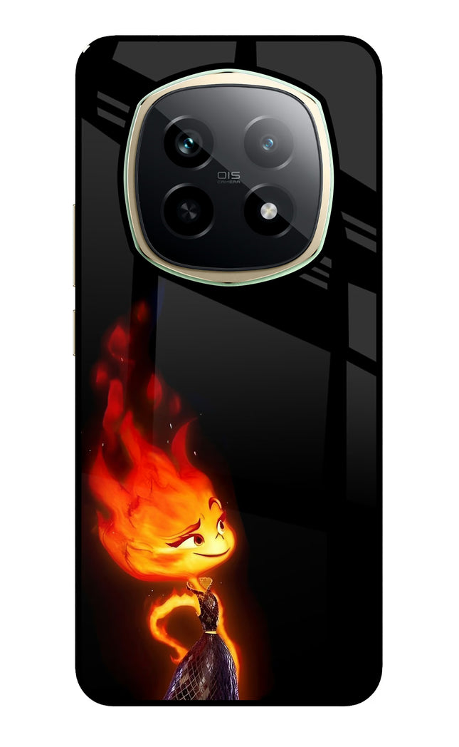 Ember Flame Realme P2 Pro 5G Glass Case Back Cover by Casekaro