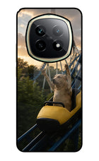 Rollercoaster Dog Realme P2 Pro 5G Glass Case Back Cover by Casekaro
