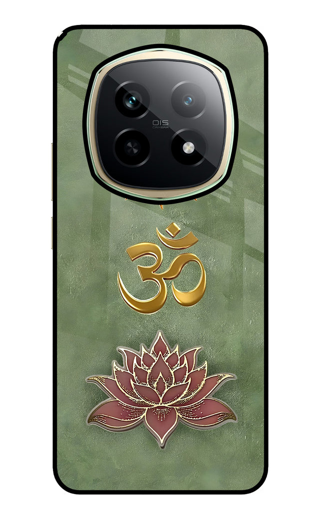 Om & Lotus Realme P2 Pro 5G Glass Case Back Cover by Casekaro